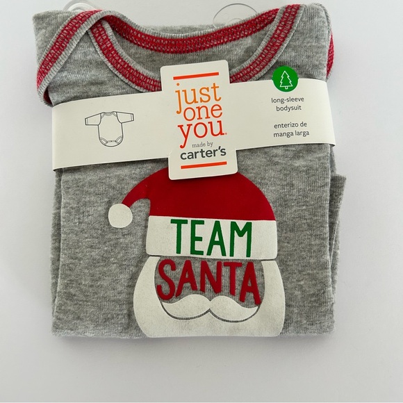 Carters Baby Santa Bodysuit 3 months NWT - Picture 1 of 8